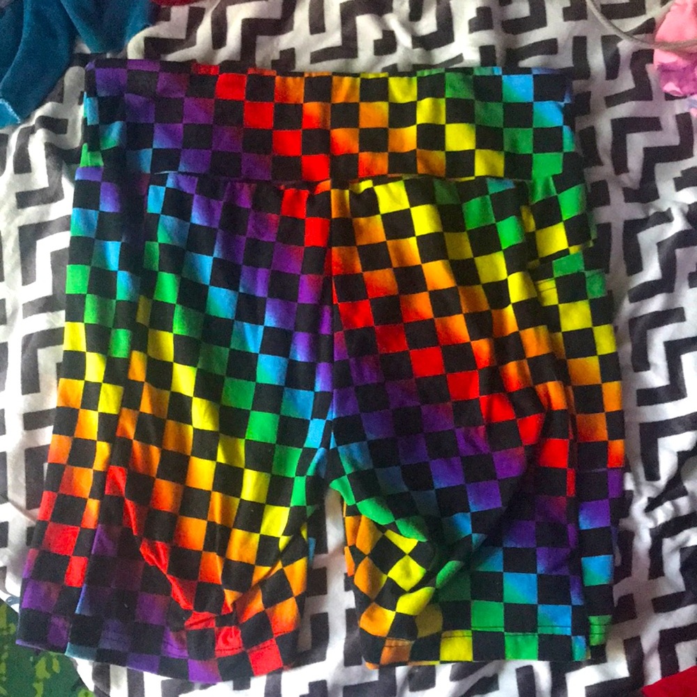 No boundaries checkered shorts